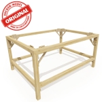 Hacker-Model HCT9857K - Unterbauten aus gehobeltem Holz, 110 x 60 x 76 cm